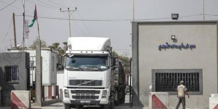 "النيل للأخبار": استئناف دخول المساعدات لغزة عبر كرم أبوسالم وسط تكدس الشاحنات