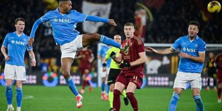 شاهد الآن البث المباشر لمباراة روما ونابولي في الدوري الإيطالي