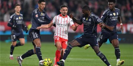 الدورى الإسبانى.. ريال مدريد يسقط فى فخ التعادل أمام جيرونا وبرشلونة ينتزع الصدارة