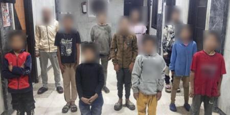 ضبط 11 متهما لاستغلالهم الأحداث في أعمال التسول واستجداء المارة بالقاهرة