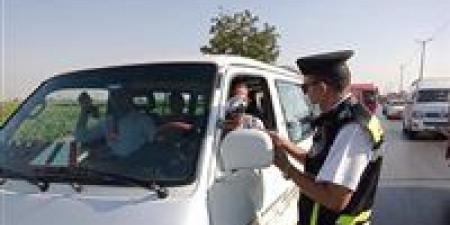 ضبط 123 ألف مخالفة مرورية و93 حالة تعاطى مخدرات بين السائقين