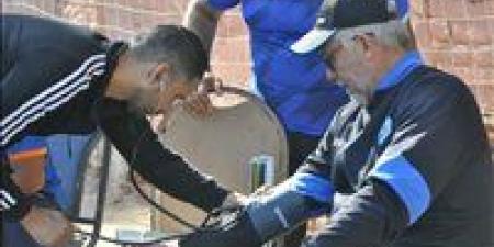 أزمة صحية مفاجئة لرئيس قطاع ناشئي صيد المحلة خلال مباراة الغزل بدوري المنطقة