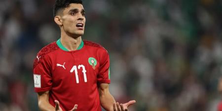 رسميًا.. غياب أشرف بن شرقي 3 أسابيع وخروجه من حسابات المغرب في كأس العرب