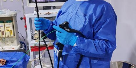 استخراج بطارية ابتلعها طفل بمستشفى أبوكبير المركزي بالشرقية