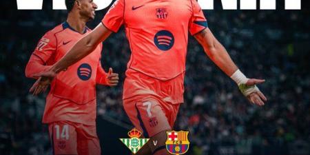 برشلونة يتخطى ريال بيتيس بخماسية مثيرة ويواصل مطاردة الصدارة في الليجا