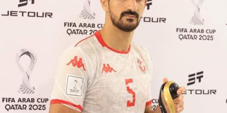 محمد علي بن رمضان رجل مباراة تونس وقطر في كأس العرب 2025