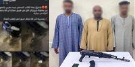 ضبط 3 أشخاص بتهمة التعدي على شخص وتحطيم زجاج سيارته بدبشة بندقية بقنا