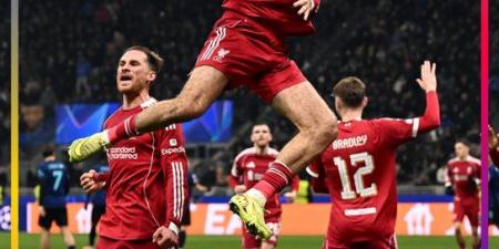 إنتر يتلقى هزيمة قاتلة أمام ليفربول في دوري أبطال أوروبا