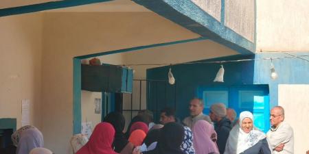 السيدات في المقدمة.. إقبال بلجنة منشية أبو الشقاف بحوش عيسى في الساعات الأولى من فتح باب التصويت في انتخابات مجلس النواب