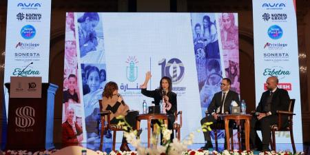 نائبة وزيرة التضامن الاجتماعي تشهد فعاليات الاحتفال بالذكرى العاشرة لتأسيس مؤسسة منارة للتنمية والتدريب