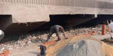 محافظ الجيزة يتابع غلق الفراغات أسفل الدائري الجنوبي بالطالبية لمنع المخالفات وتحسين المظهر الحضاري