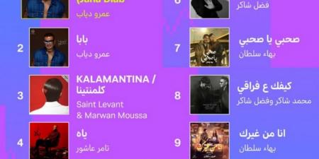 عمرو مصطفى يحصد نجاح 2025 ويتصدر “تريند” المنصات الموسيقية