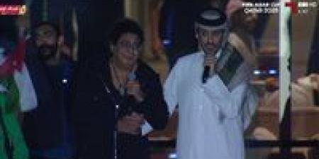 الكينج في قطر: محمد منير يخطف الأجواء في ملعب لوسيل قبل نهائي كأس العرب