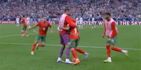 الوقت الإضافي الأول.. VAR يحرم الأردن من هدف وحمد الله يعيد التقدم للمغرب