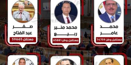 مستقبل وطن يحسم مقعدي السنطة وزفتى بالغربية.. ومستقل يُطيح بنجل توفيق زغلول ومرشح العدل