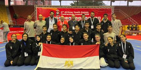 التايكوندو والسلاح يقودان حصاد مصر بـ76 ميدالية في دورة أفريقيا للشباب