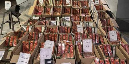 ضبط ورشة لتصنيع الألعاب النارية بداخلها 800 ألف قطعة بالفيوم