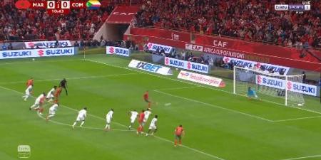 ركلة جزاء مهدرة وإصابة رومان سايس: التعادل السلبي يحسم نتيجة الشوط الأول بين المغرب وجزر القمر في افتتاح كأس أمم أفريقيا