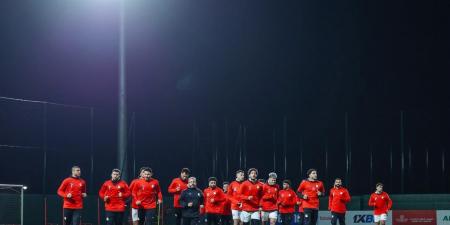 منتخب مصر يختتم تدريباته استعدادا لمواجهة زيمبابوى غدا.. صور