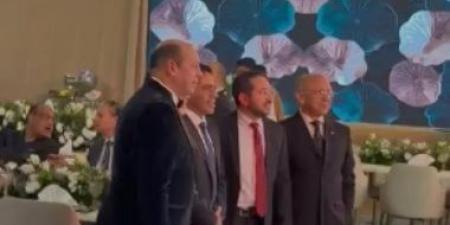 نجوم الرياضة يحضرون حفل زفاف محمود بنتايج وابنة أحمد سليمان.. فيديو