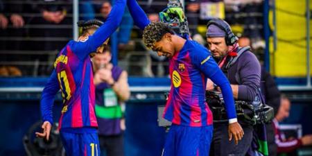 بطاقة حمراء وهدف ملغي.. برشلونة يتقدم على فياريال بهدف نظيف في الدوري الإسباني