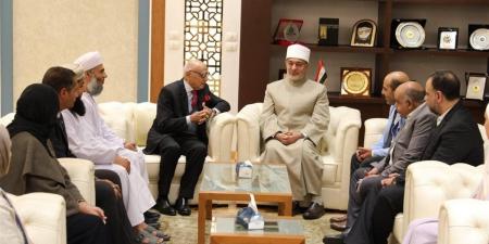 المفتي يستقبل وفدًا من أوقاف ومنظمة اليونيسيف بسلطنة عمان
