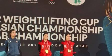 لاعبة من دمياط تحصد 6 ميداليات ذهبية في رفع الأثقال