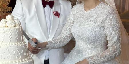 الإعلامي محمد الجوهري يحتفل بعقد قرانه على يارا يحي وسط حضور من الوسط الصحفي