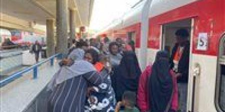 السكة الحديد تسير الرحلة 41 لنقل الأشقاء السودانيين ضمن مشروع العودة الطوعية