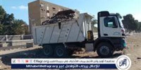 رفع 119 طنًا من المخلفات بقرى مركز صدفا فى أسيوط