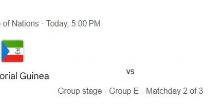 بث مباشر.. مباراة السودان وغينيا الاستوائية اليوم والقناة الناقلة في كأس أمم إفريقيا 2025