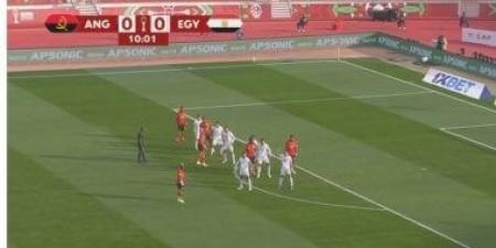 30 دقيقة.. منتخب الفراعنة يتعادل سلبيا أمام أنجولا