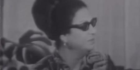 بعشق الأكلات الممنوعة.. أم كلثوم في لقاء نادر: مش شايفة إني رشيقة