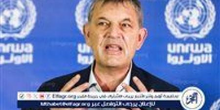 لازاريني: تشريع الكنيست ضد أونروا تصعيد خطير وضربة للنظام الدولي