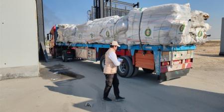 «بيت الزكاة والصدقات» يعلن دخول القافلة الإغاثية الثالثة عشر إلى غزة