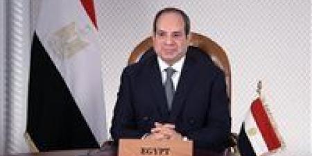 الرئيس السيسى يهنئ الشعب المصرى بحلول العام الميلادى الجديد 2026