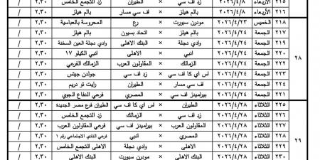 تعديلات في مواعيد مباريات دوري الكرة النسائية
