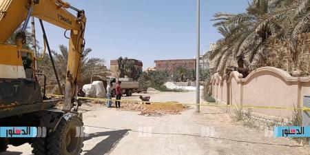 غلق شارع البطوخى بسيوة مؤقتًا بسبب أعمال الصرف الصحي وعمل تحويلات مرورية بديلة