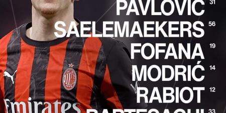 نابولي ضد ميلان.. مودريتش يقود التشكيل الرسمي لقمة الدوري الإيطالي