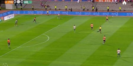 ألفيحاء ضد الأهلي.. ملخص اهداف ونتيجه مباراة الأهلي والفيحاء في دوري روشن السعودي بعد مرور 40 دقيقة