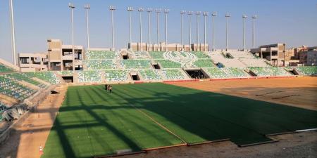 انتهاء فرد الطبقة الأولى من النجيلة باستاد المصري غداً