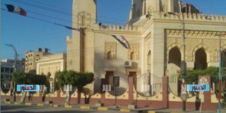 التلفزيون المصري ينقل شعائر صلاة الجمعة من مسجد عمر بن عبدالعزيز ببني سويف