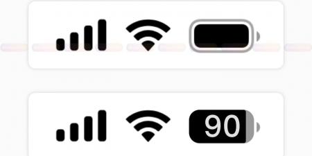 نسبة البطارية فى iPhone.. تفصيل بسيط يشعل جدلًا بين المستخدمين
