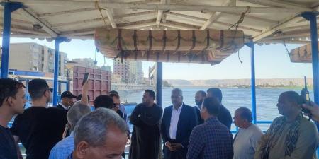 نائب محافظ سوهاج يتفقد موقع حادث غرق سيدة وطفلين بالمراغة ويوجه بتقديم الدعم لأسر الضحايا