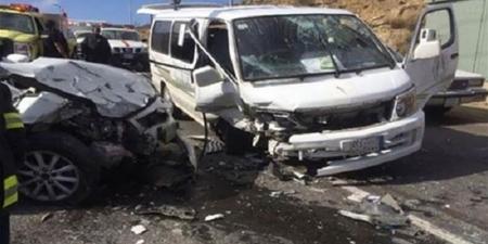 تفاصيل إصابة 7 أشخاص في تصادم ميكروباص وملاكي بمدينة منوف