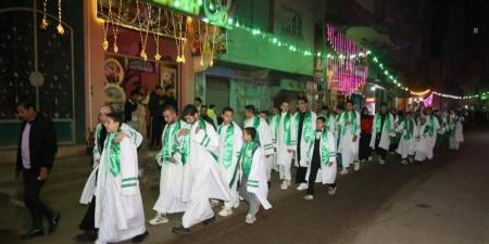 بالتاج الذهبي.. تكريم حفظة القرآن الكريم بالغربية «فيديو»