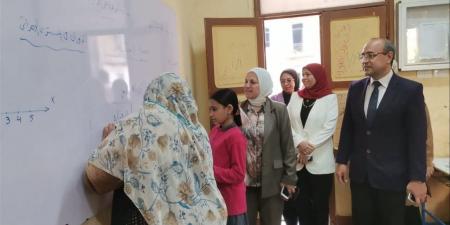 مدير تعليم القاهرة تنطلق في جولة ميدانية بمدارس إدارة غرب التعليمية
