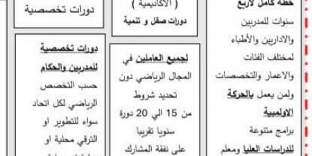 اللجنة الأولمبية تعتمد تطوير الأكاديمية وتفتح التسجيل الأسبوع المقبل