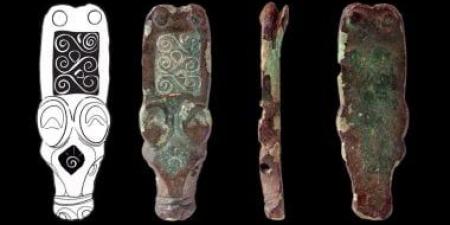 اكتشاف طرف حزام أنجلو ساكسونى فى موقع تنقيب بإنجلترا