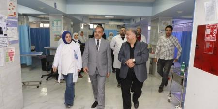 محافظ الشرقية يتفقد مستشفى القنايات المركزي لمتابعة انتظام العمل
